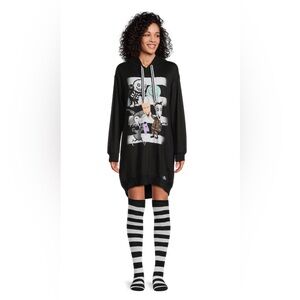 Nightmare Before Christmas Hooded Sleepshirt and Socks Set for Women